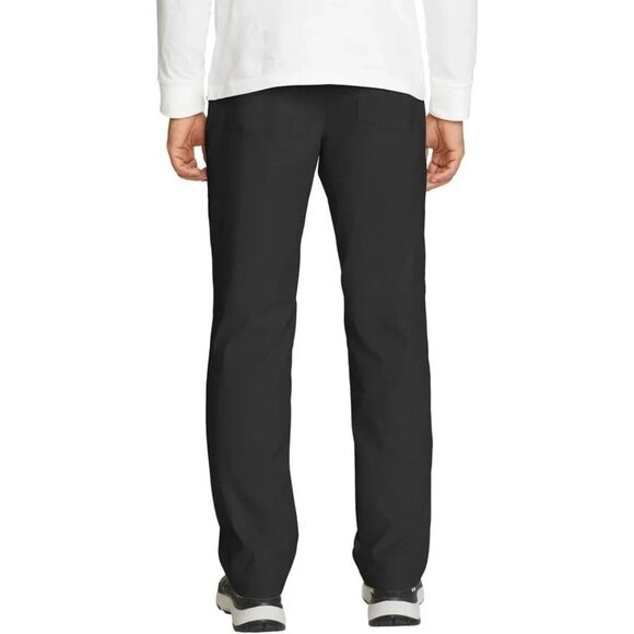 NWOT Eddie Bauer Men's Size 36x29 Black Outdoor Pants Fleece Lined Cargo - Picture 2 of 9